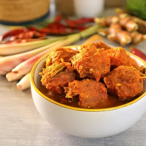 Rendang Kambing Vegetarian (Vegetarian Mutton Rendang)