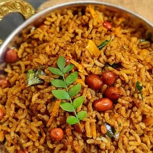 Nasi Puliyotharai (Puliyotharai Rice)