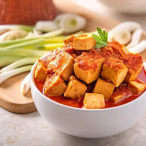 Sambal Tauhu Vegetarian (Vegetarian Tofu Sambal)